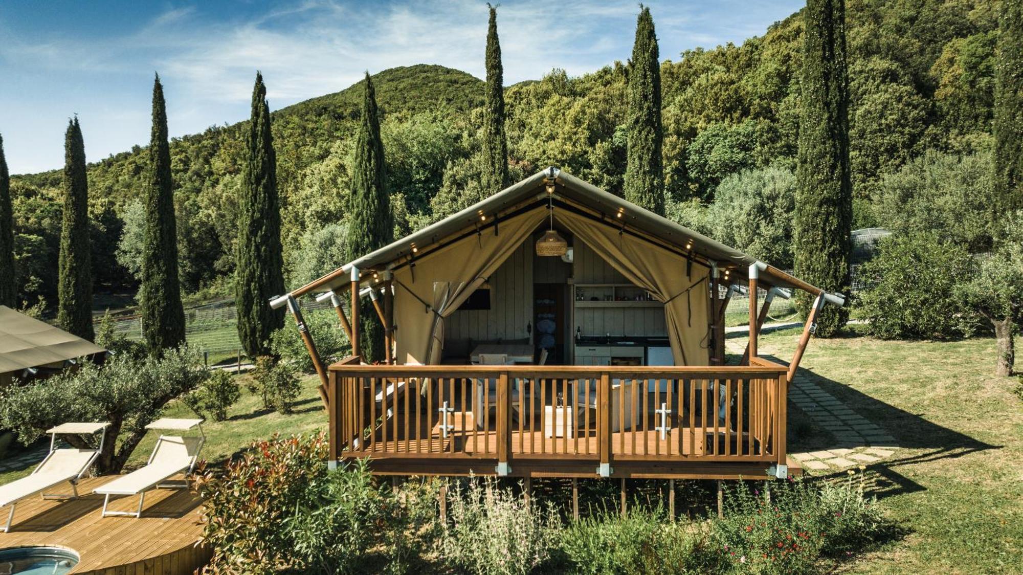 Glamping Le Tegole Hotel Riparbella Exterior foto